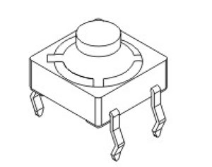 Tactile Switches Structure Diagram RTR-8