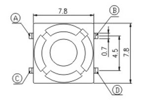 Dust-proof Switch RTR-8 Structure Diagram