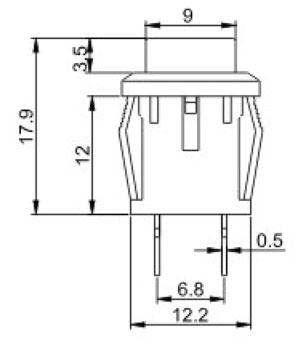 按鈕開(kāi)關(guān)R0194結(jié)構(gòu)圖