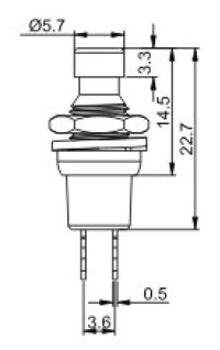 Push_Button Switches R0191 Structure Diagram